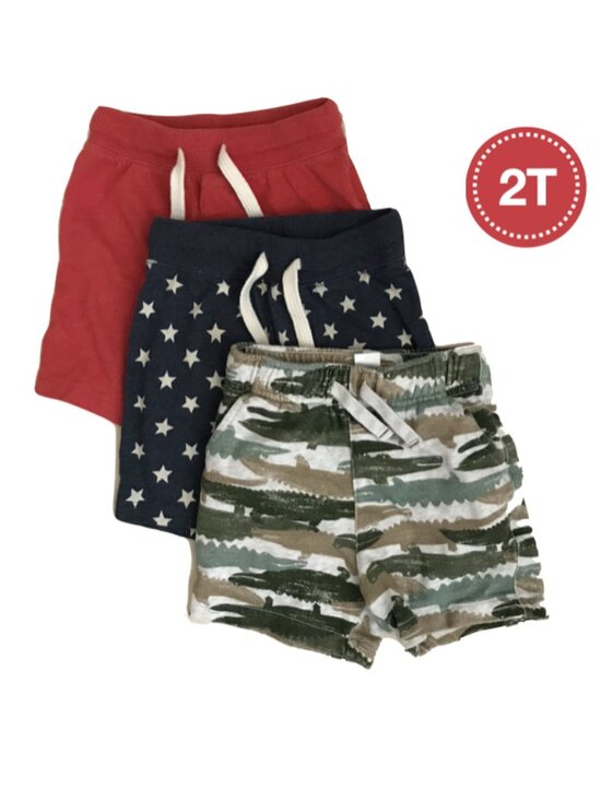 Old Navy Other - 2/$29 Old Navy and Carter’s Toddler Pull-On Shorts 2T Bundle of 4